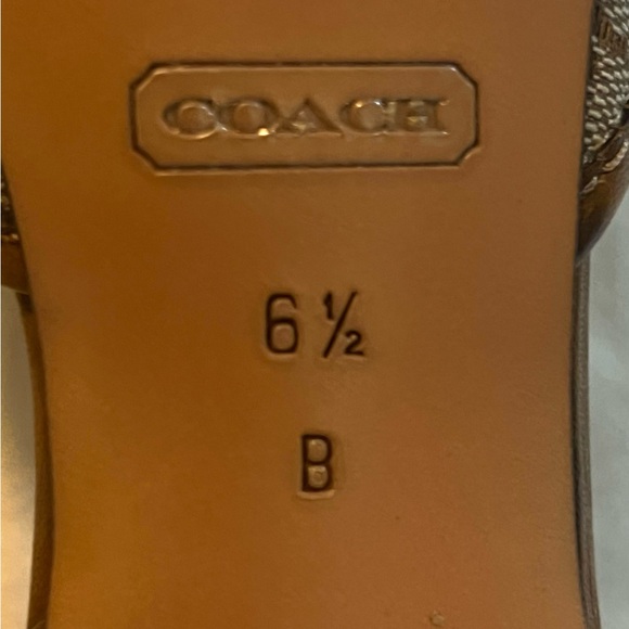COACH “rare find” Alesksa Sig Heals. 6.5 New Without Tag - Picture 3 of 7